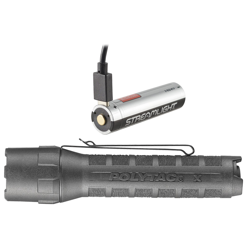 PolyTac® X | Rechargeable Handheld Flashlight | Streamlight®