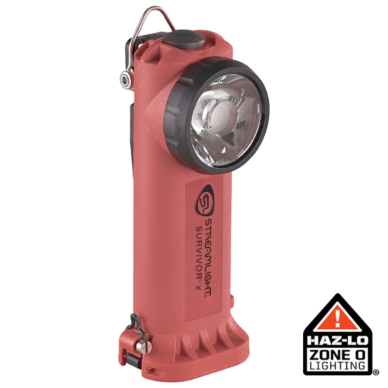 SURVIVOR® X RECHTWINKLIGES ATEX-LICHT :: AUFLADBAR ODER ALKALISCH