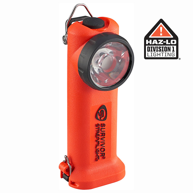 SURVIVOR® RIGHT ANGLE LIGHT :: RECHARGEABLE OR ALKALINE