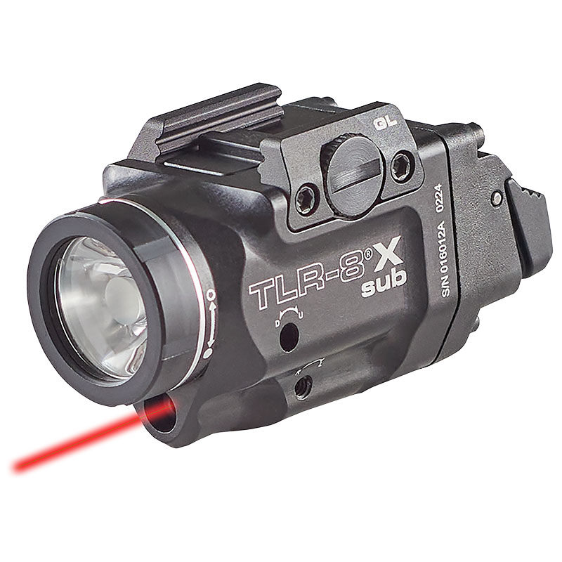 TLR-8® X SUB PISTOLLJUS MED RÖD LASER